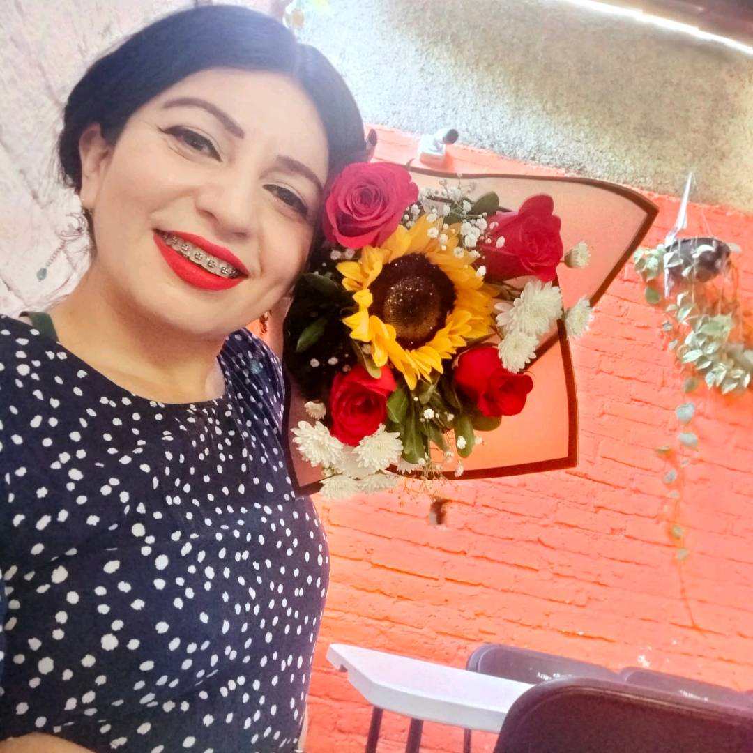 Constanza, de México, en video chat