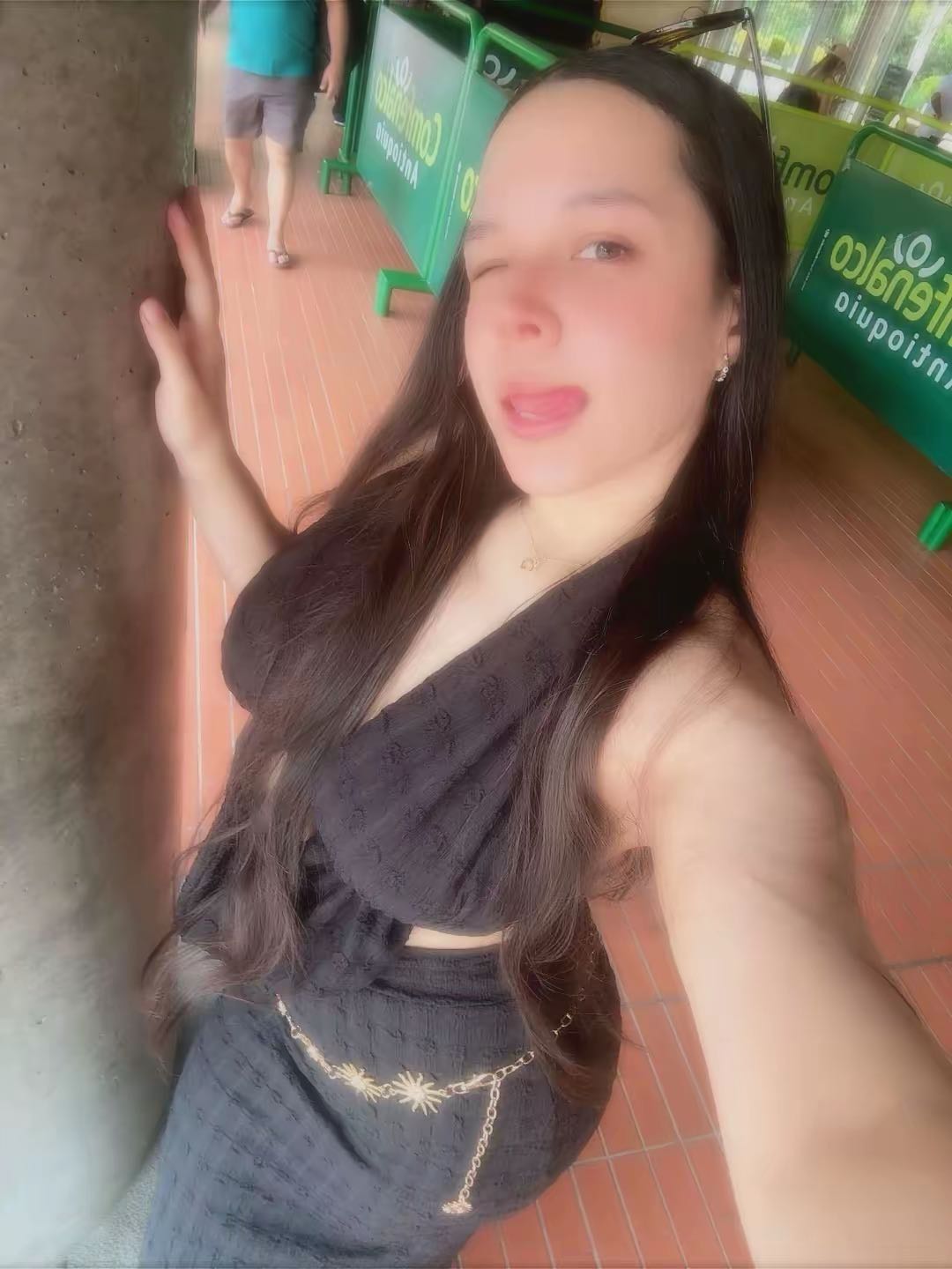 Sabrina, en video chat en vivo
